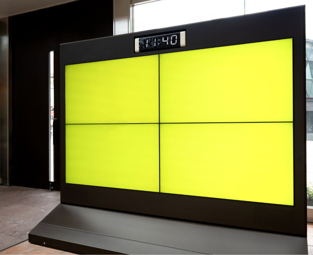 大型電視牆與數位看板整合